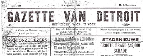 De Gazette van Detroit bestaat 100 jaar