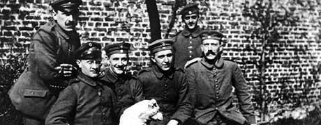 Waar verbleef Adolf Hitler tijdens de winter van 1916-1917 ?
