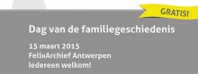 Schud eens aan je stamboom! Welkom op de eerste 'Dag van de familiegeschiedenis'