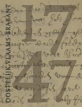 De volkstelling van 1747 in oostelijk Vlaams-Brabant De volkstelling van 1747 in oostelijk Vlaams-Brabant