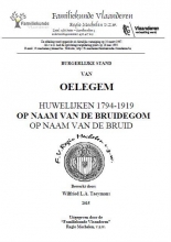 Oelegem Burgerlijke stand Huwelijken 1794-1919
